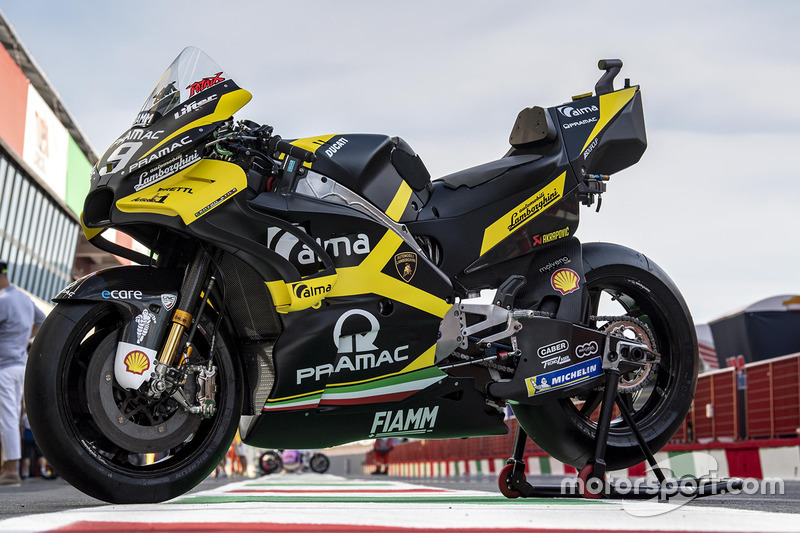 La speciale livrea Lamborghini della Pramac Racing