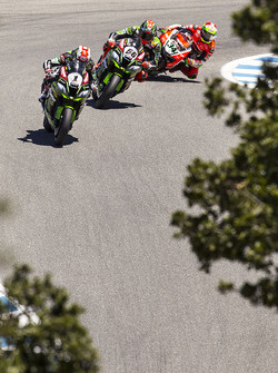 Jonathan Rea, Kawasaki Racing, Tom Sykes, Kawasaki Racing, Davide Giugliano, Ducati Team