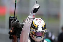 Polesitter Lewis Hamilton, Mercedes AMG F1 Team