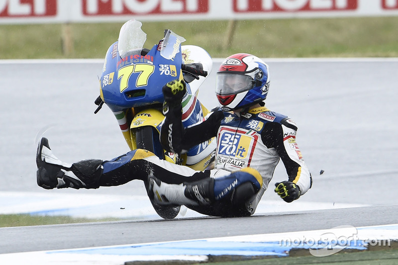 Аварія Лоренцо Петрарки, 3570 Team Italia