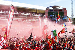 Race winner Lewis Hamilton, Mercedes AMG F1, Second place Third place Valtteri Bottas, Mercedes AMG