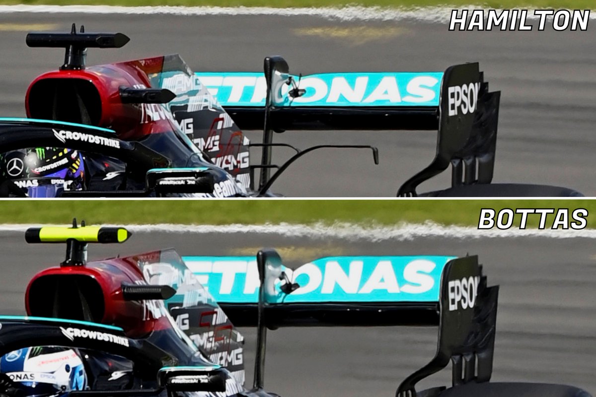 Mercedes W12 arka kanat kıyaslaması