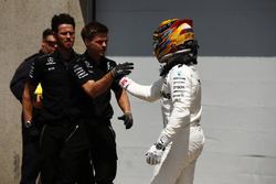 Polesitter Lewis Hamilton, Mercedes AMG F1
