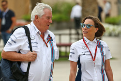 Williams-Technikchef Pat Symonds mit Claire Williams