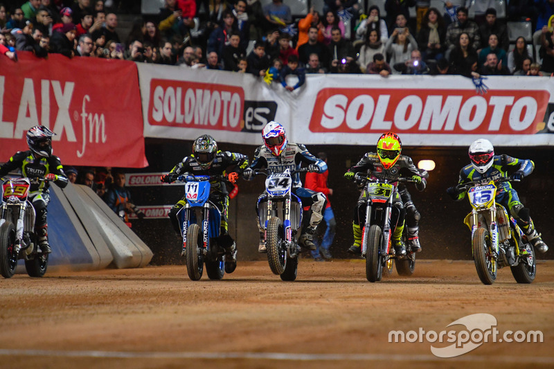 Actiebeeld van de race