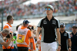 Nico Hulkenberg, Sahara Force India F1 on the drivers parade