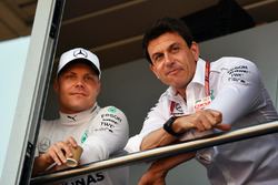 Valtteri Bottas, Mercedes-AMG F1 and Toto Wolff, Mercedes AMG F1 Director of Motorsport