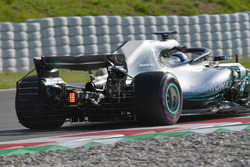 Valtteri Bottas, Mercedes-AMG F1 W09 arka kanatta aero sensörü
