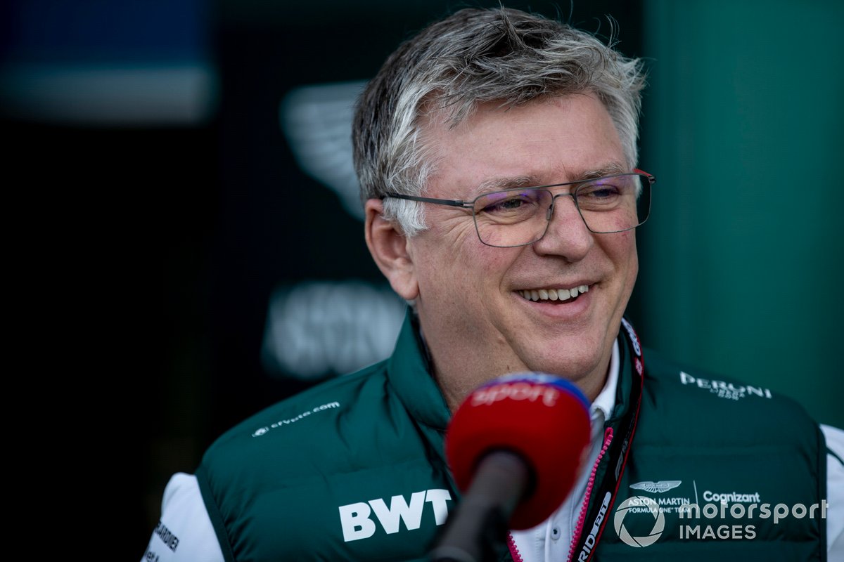Otmar Szafnauer, jefe del equipo Aston Martin de Fórmula 1.