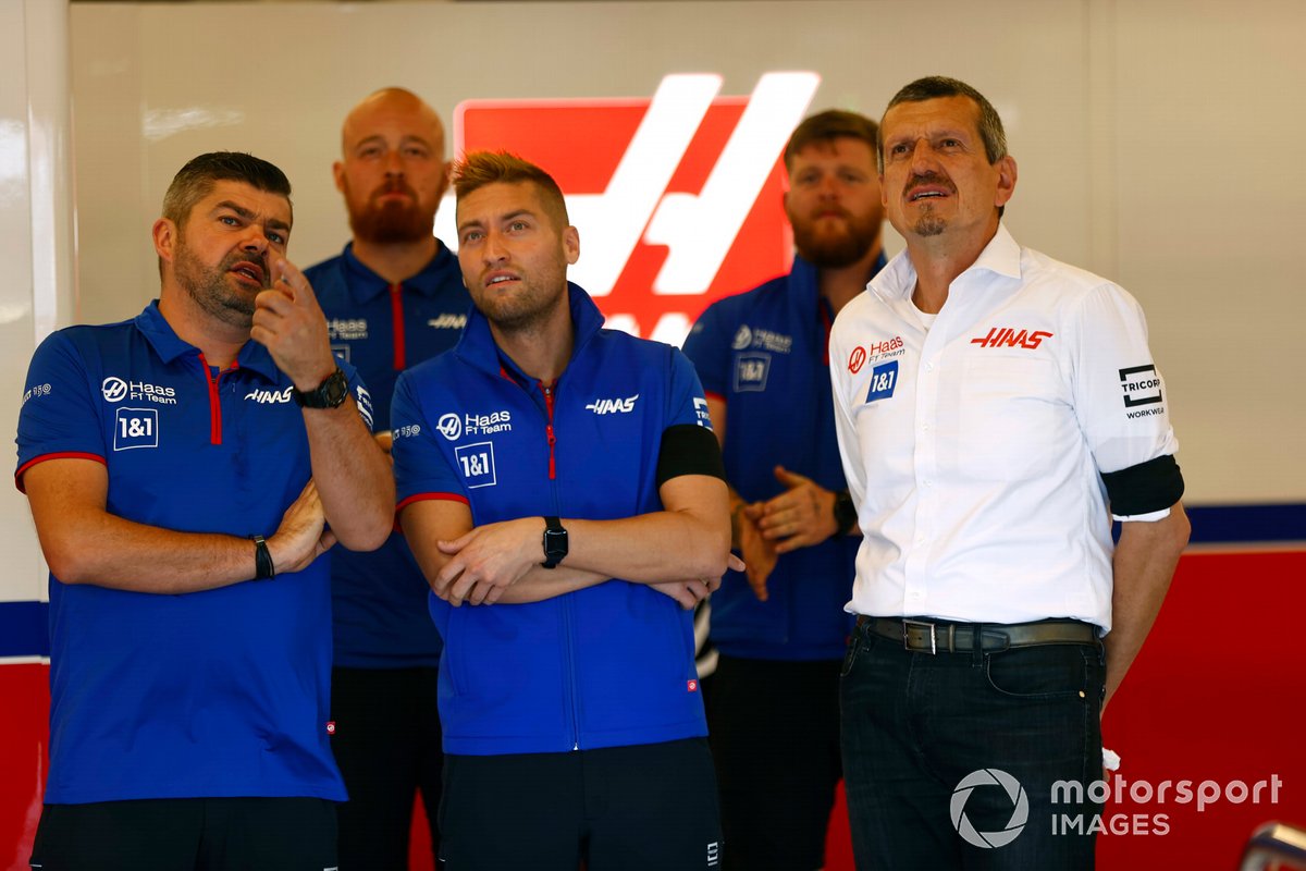 Guenther Steiner, Team Principal, Haas F1 and team members