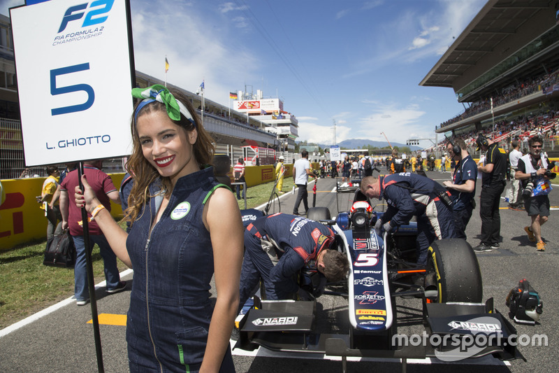 The grid girl of Luca Ghiotto, RUSSIAN TIME