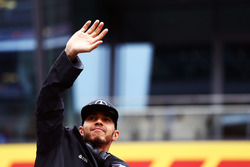 Lewis Hamilton, Mercedes AMG F1 on the drivers parade