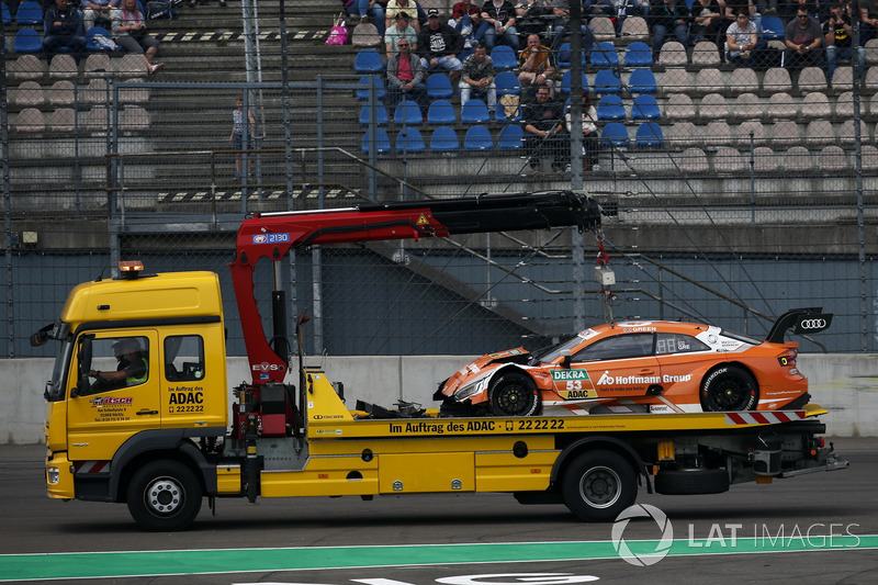 Машина Джеймі Гріна, Audi Sport Team Rosberg, Audi RS 5 DTM, після аварії