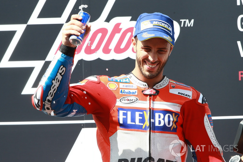 Podio: ganador de la carrera, Andrea Dovizioso, Ducati Team