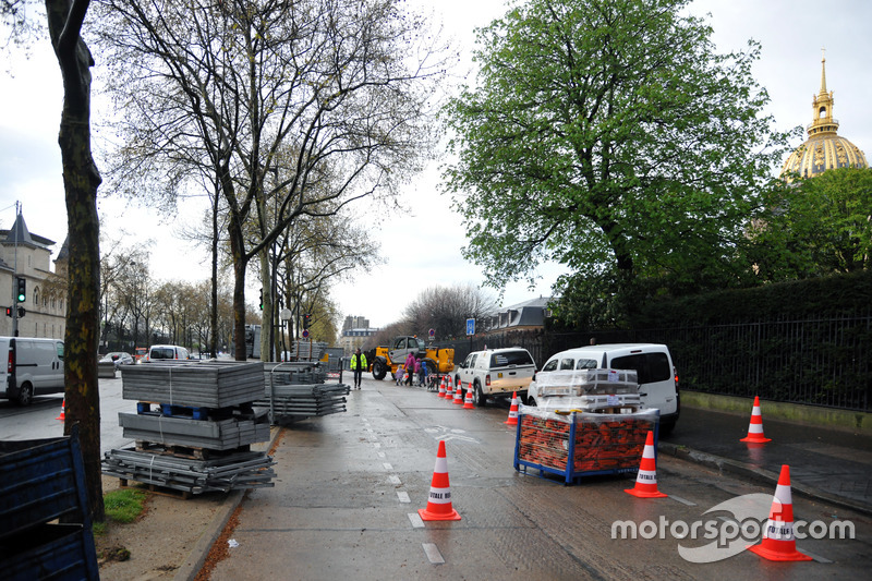 Voorbereidingen op de ePrix van Parijs