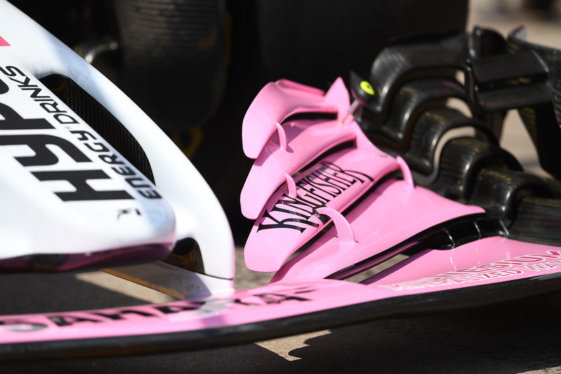 Force India VJM11 front wing detail