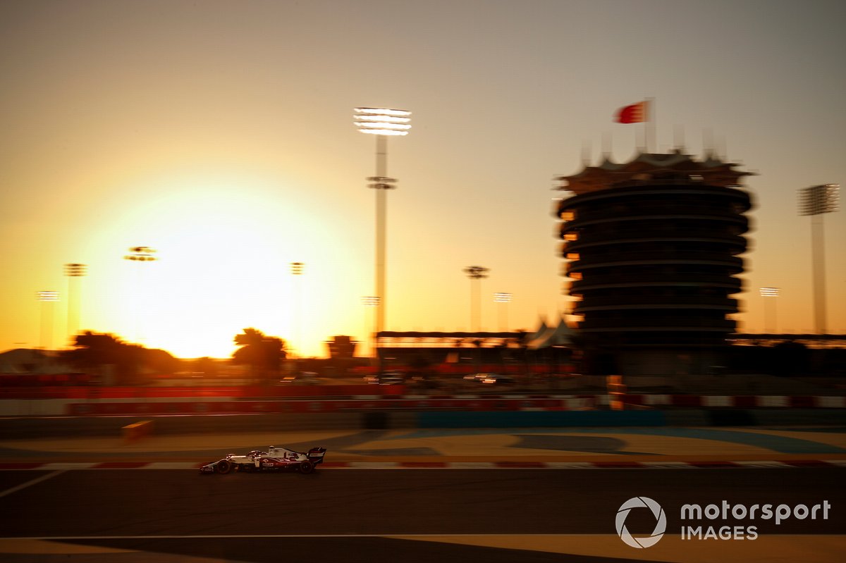 De wintertest in Bahrein in volle gang.