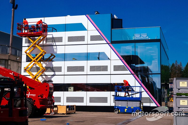 Przygotowania do Grand Belgii, zaplecze zespołu Racing Point