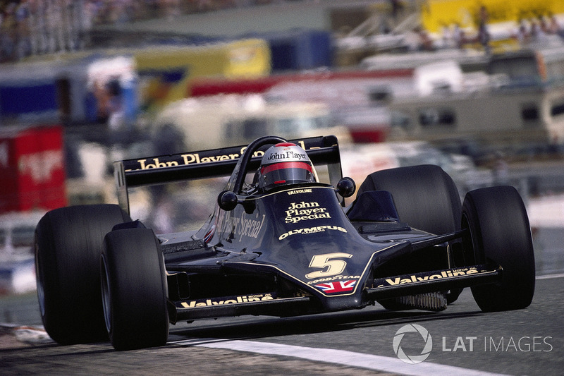 Mario Andretti in de Lotus 79