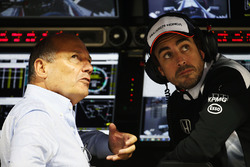 Ron Dennis, McLaren Executive Chairman en Fernando Alonso, McLaren