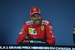 Sebastian Vettel, Ferrari en la conferencia de prensa