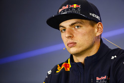 Max Verstappen, Red Bull Racing, in the Thursday press conference