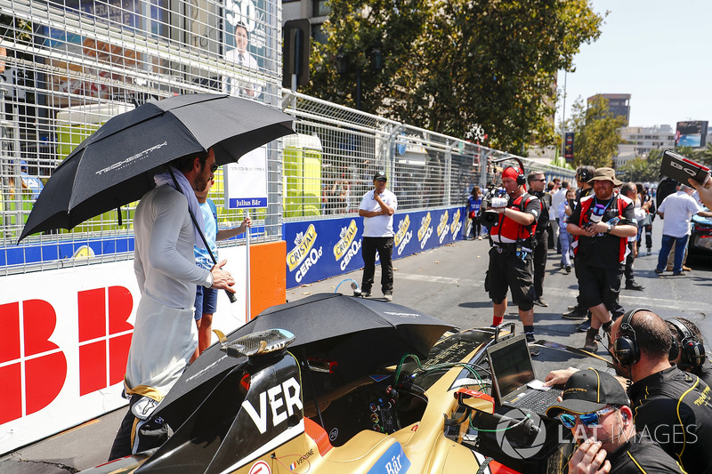 Jean-Eric Vergne, Techeetah chats to the grid kid