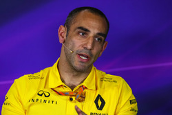 Cyril Abiteboul, Managing Director Renault Sport F1 nella conferenza stampa