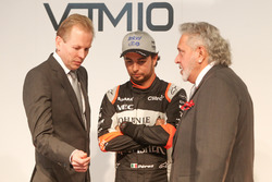 Andy Green, Sergio Perez ve Vijay Mallya, Sahara Force India lansmanında