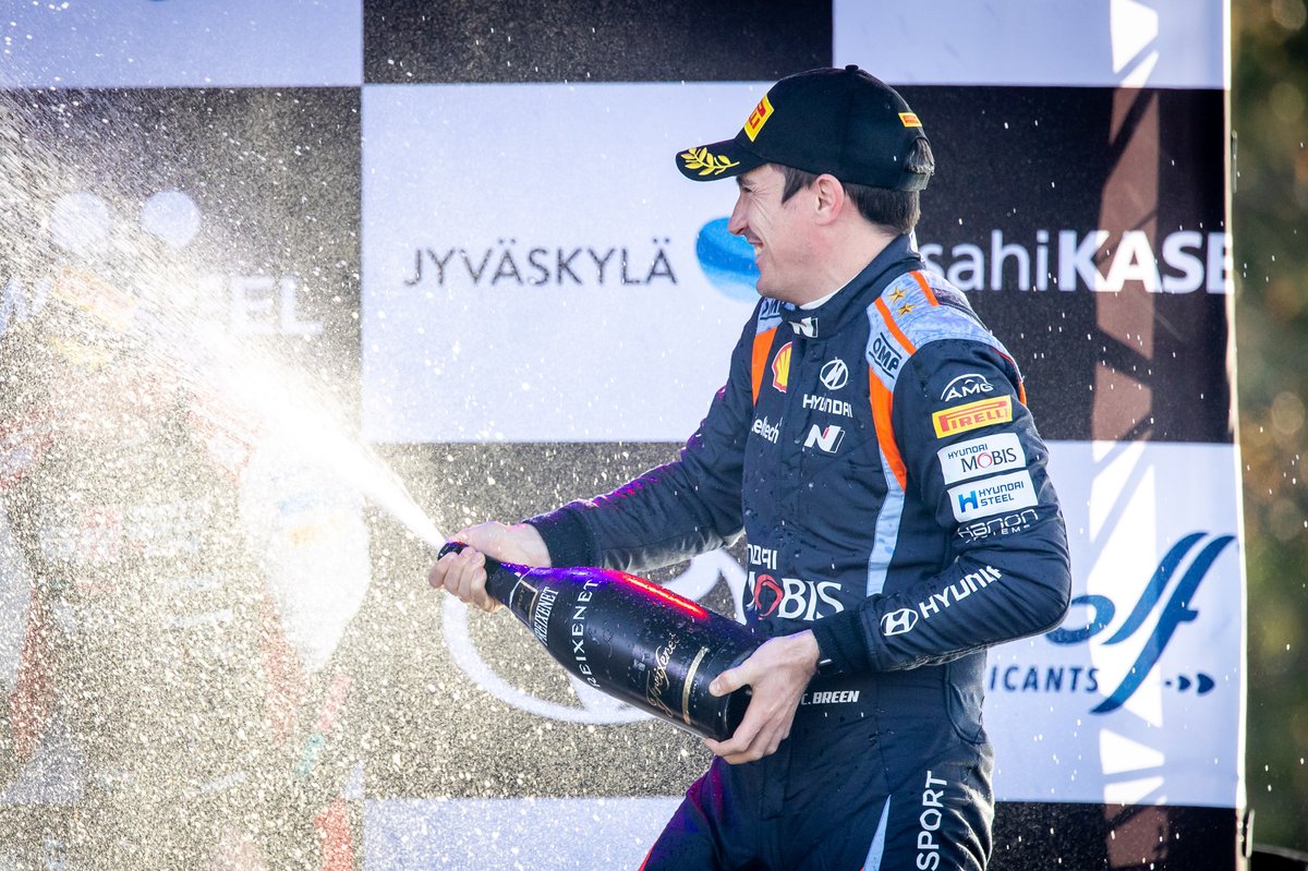 Podium: Craig Breen, Hyundai Motorsport