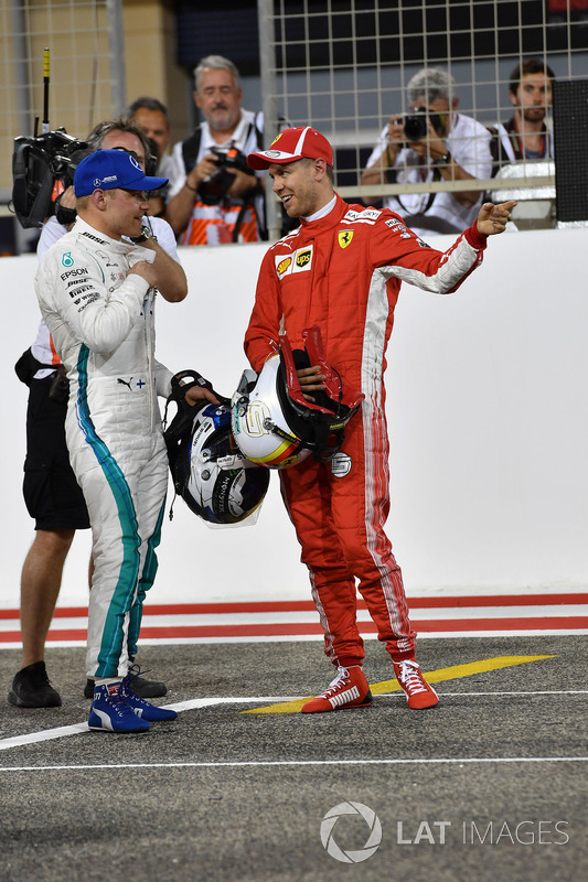 Себастьян Феттель, Ferrari, Валттері Боттас, Mercedes-AMG F1