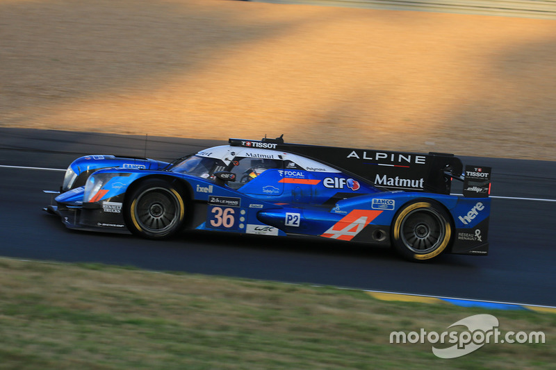 5e: (LMP2-winnaar) #36 Signatech Alpine A460: Gustavo Menezes, Nicolas Lapierre, Stéphane Richelmi