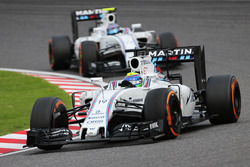 Felipe Massa, Williams FW38; Valtteri Bottas, Williams FW38