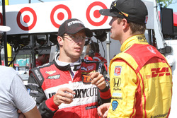 Sébastien Bourdais, KV Racing Technology, Chevrolet; Ryan Hunter-Reay, Andretti Autosport, Honda
