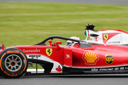 Sebastian Vettel, Ferrari SF16-H running the Halo cockpit cover