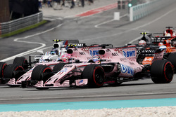 Sergio Perez, Sahara Force India F1 VJM10, Esteban Ocon, Sahara Force India F1 VJM10, Lance Stroll,