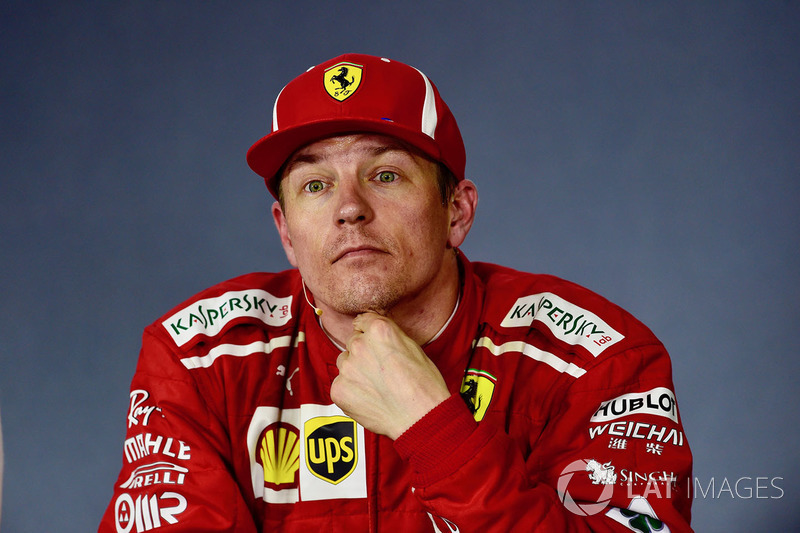 Kimi Raikkonen, Ferrari nella conferenza stampa