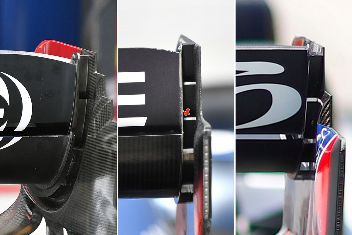 Detalle del alerón trasero de Red Bull Racing RB16B