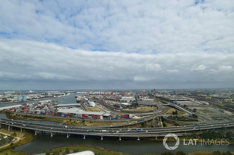 Melbourne şehir görünümü