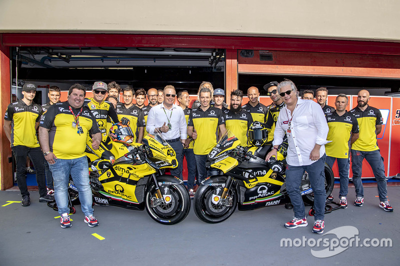 La speciale livrea Lamborghini della Pramac Racing