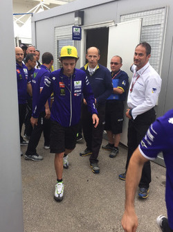 Valentino Rossi verlaat COTA na gesprek met Michelin
