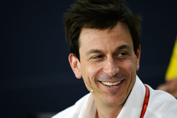 Toto Wolff, Mercedes GP Executive Director in the press conference