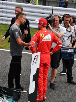 Себастьян Феттель, Ferrari, Дженсон Баттон