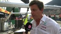 Interview Toto Wolff na podiumplek Mercedes tijdens F1 Zandvoort