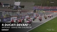 Le départ du Grand Prix d'Autriche