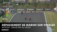 Le dépassement de Luca Marini sur Maverick Viñales