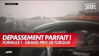 Magnifique dépassement de Lewis Hamilton sur Yuki Tsunoda