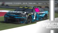 Ross Chastain makes contact with tire barrier in qualifying