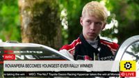 WRC: Rovanpera becomes youngest-ever rally winner