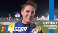 Zane Smith reacts to Truck Series win at Daytona